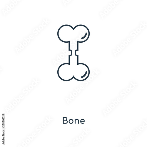 bone icon vector