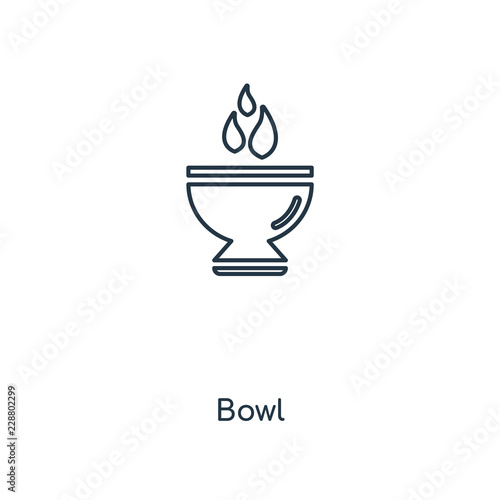 bowl icon vector