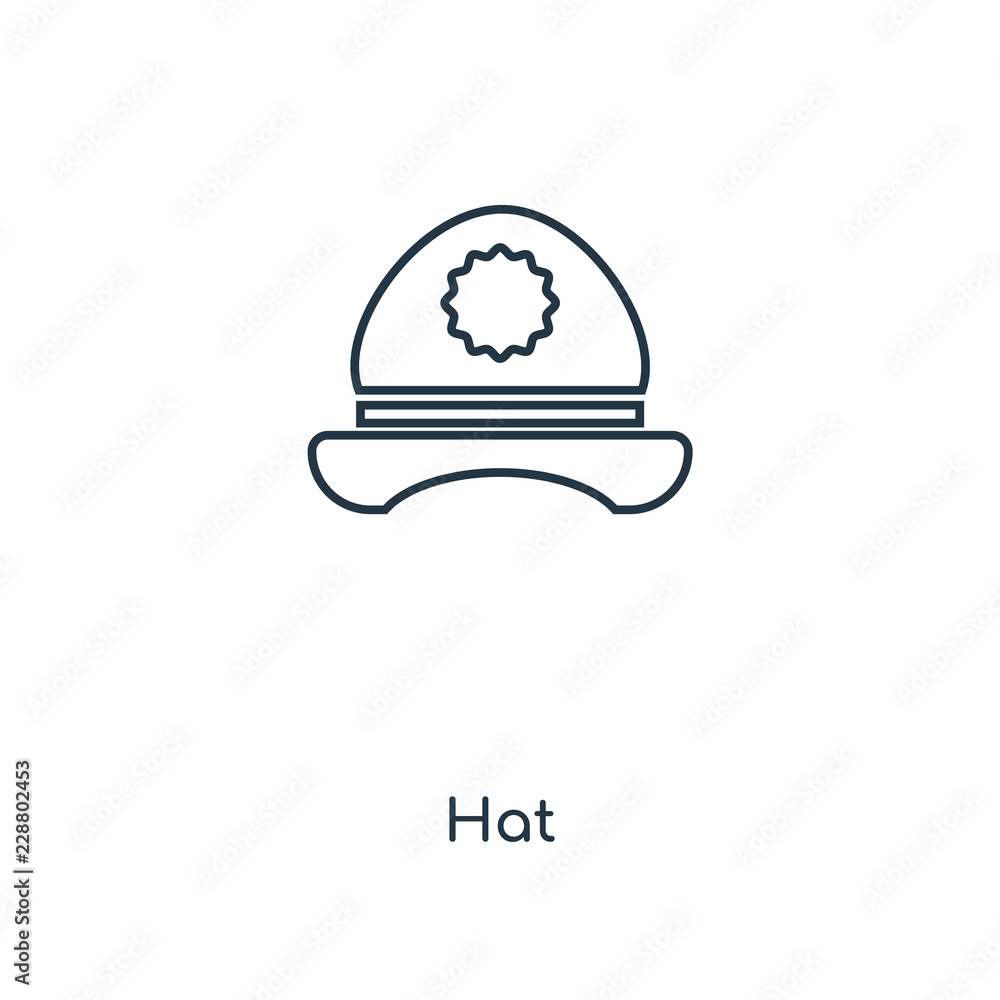 Fototapeta premium hat icon vector