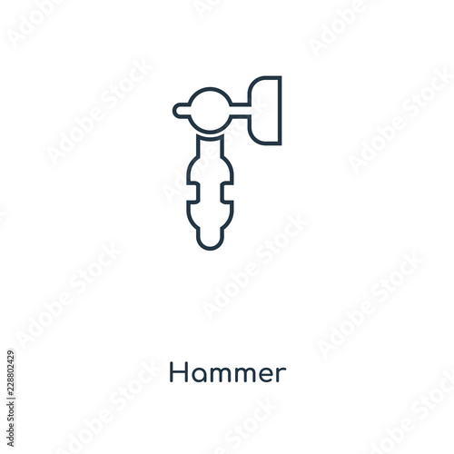 hammer icon vector