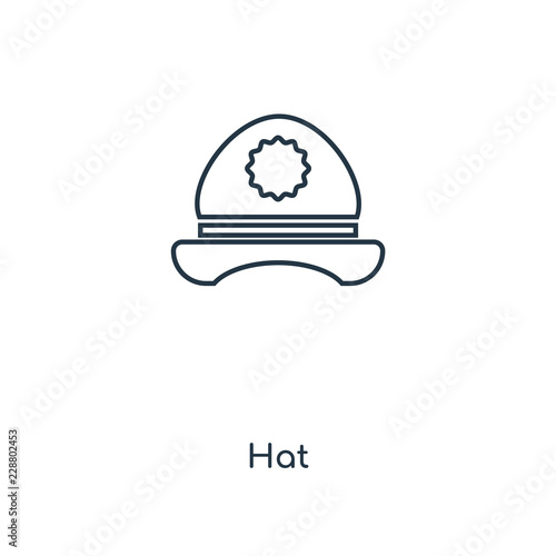 hat icon vector