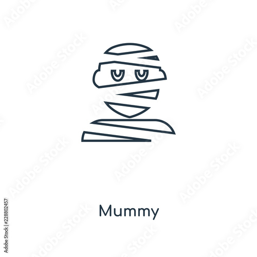 mummy icon vector