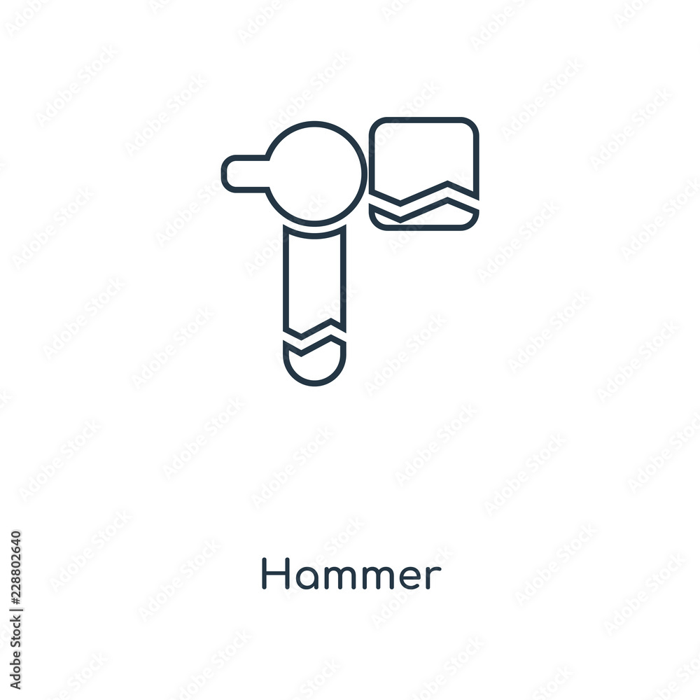 hammer icon vector