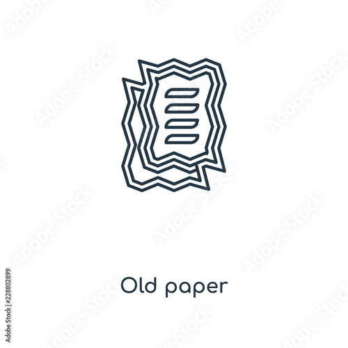 old paper icon vector