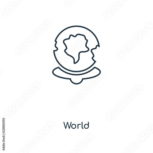 world icon vector