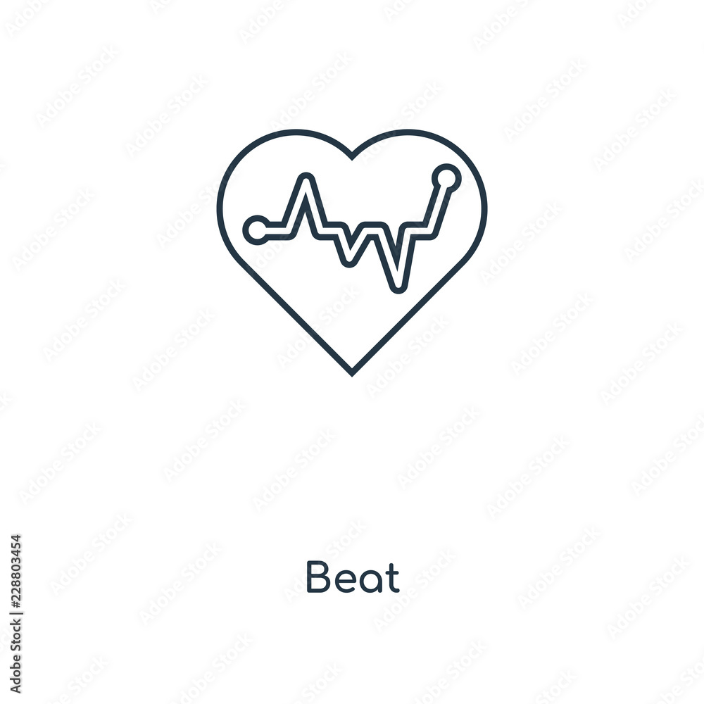 beat icon vector