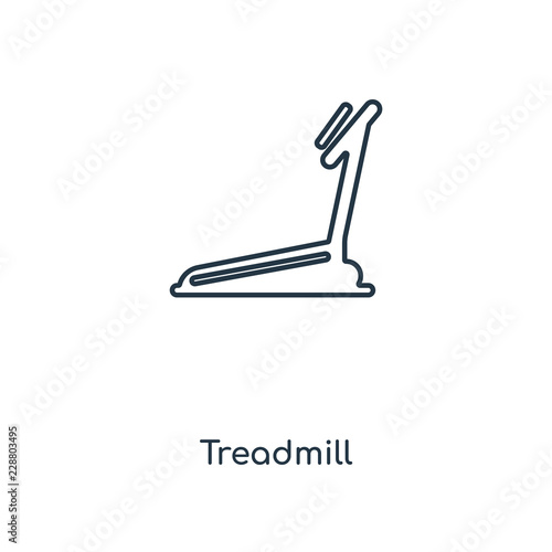 treadmill icon vector