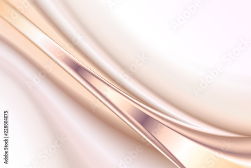 Abstract pink background, wavy silk texture 