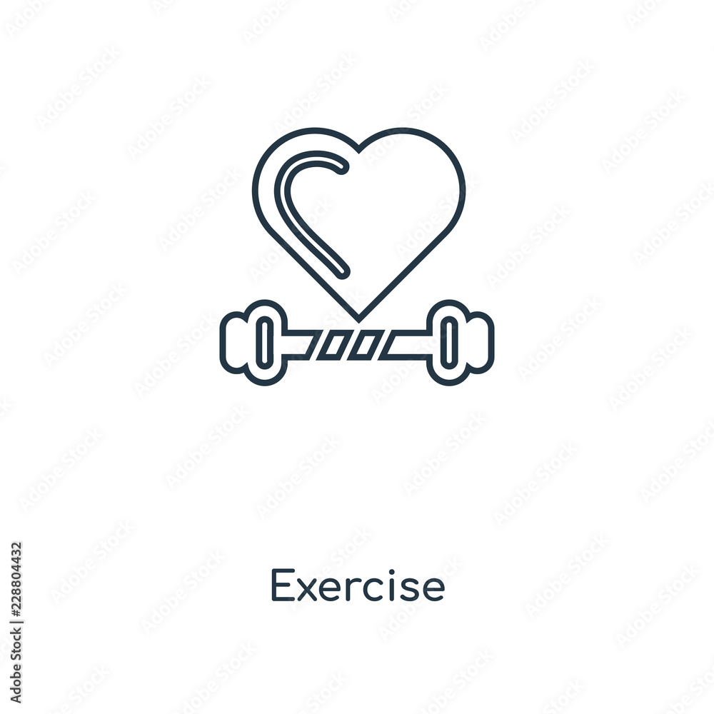 exercise icon vector
