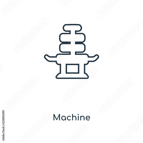 machine icon vector