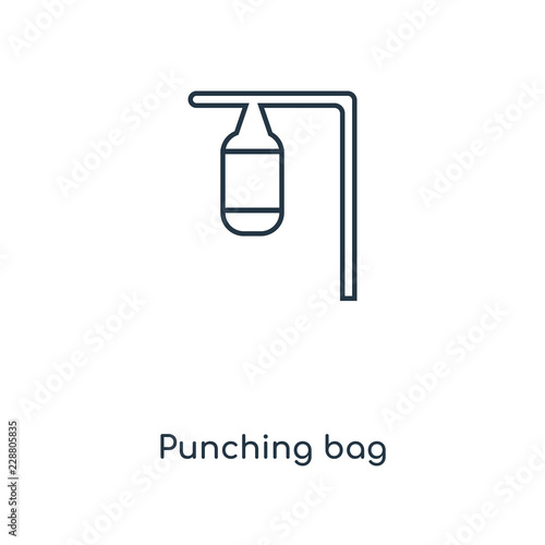 punching bag icon vector
