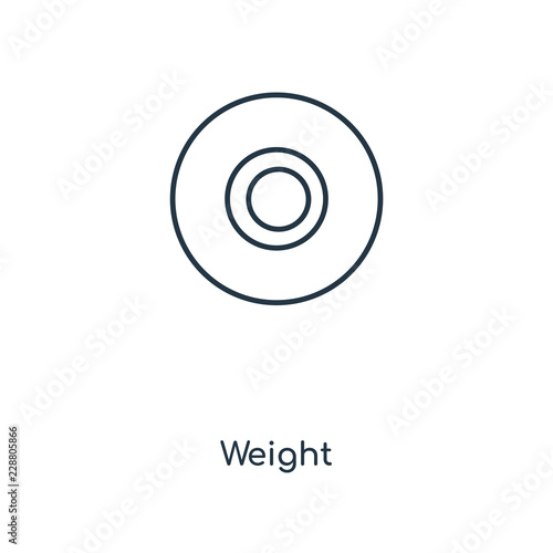 weight icon vector
