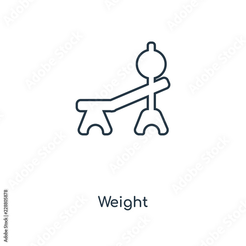 weight icon vector