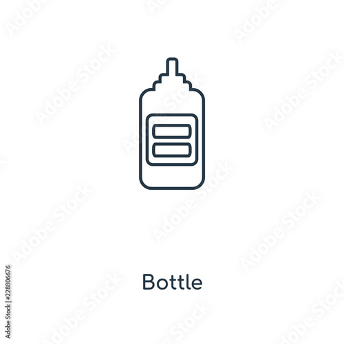 bottle icon vector