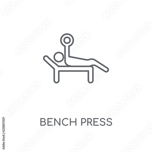 bench press weightlifting icon