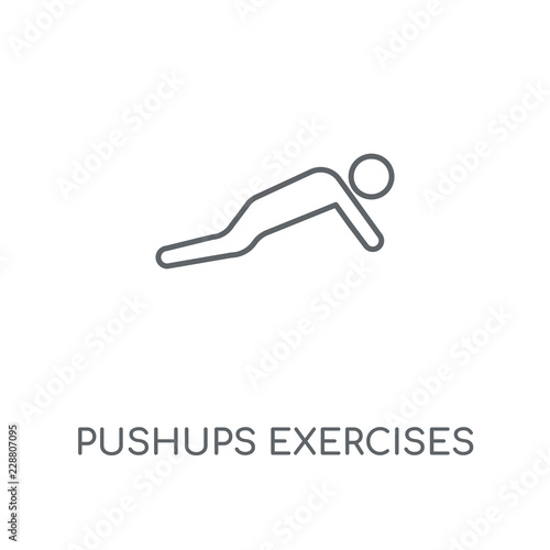 pushups exercises icon
