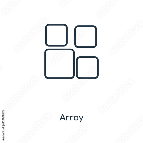 array icon vector