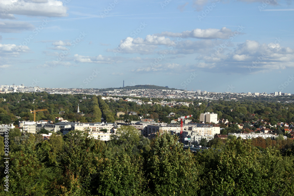 Paris vu depuis Saint-Germain-en-Laye