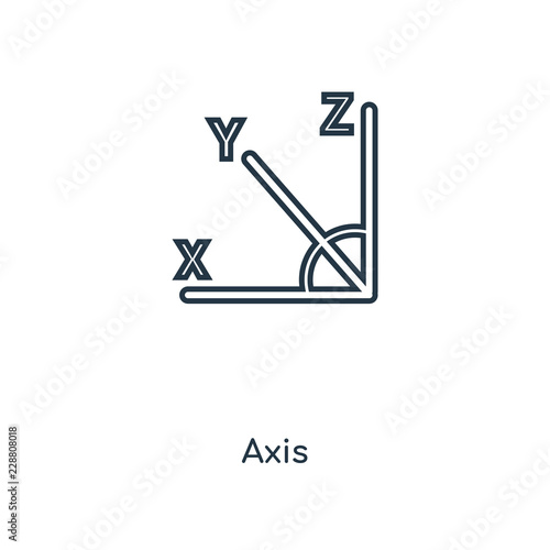 axis icon vector