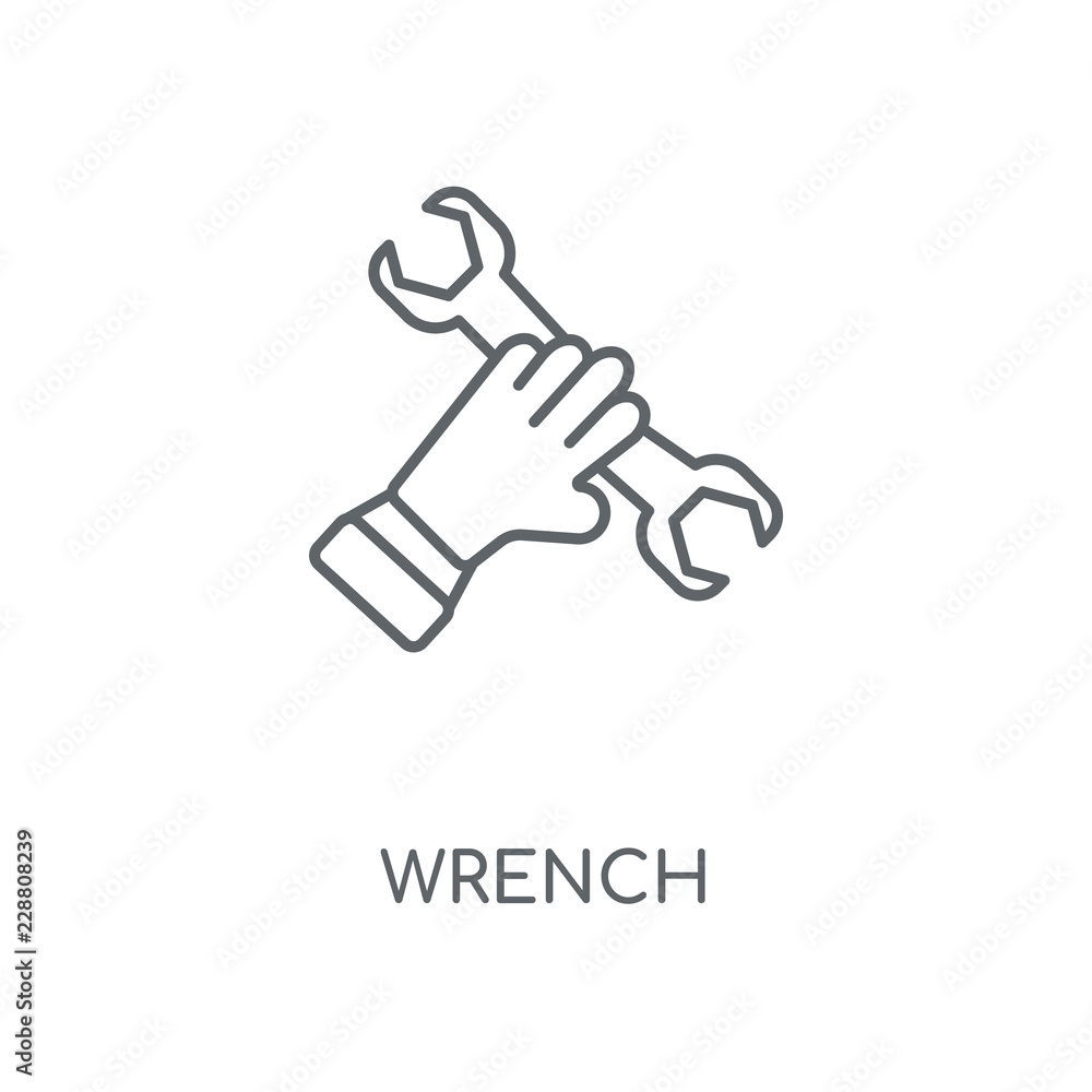 Fototapeta premium wrench icon