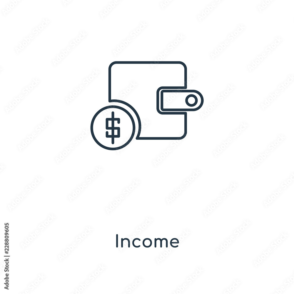 income icon vector income icon vector