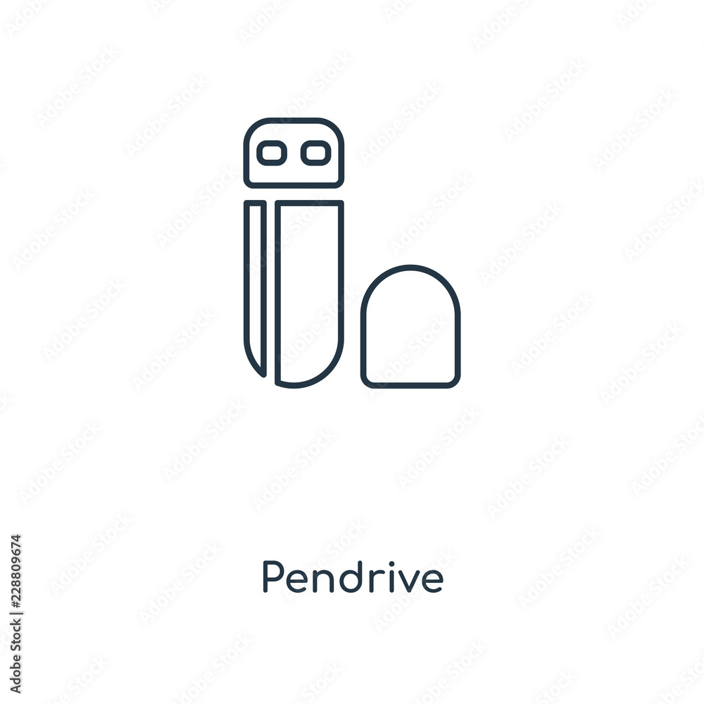 pendrive icon vector