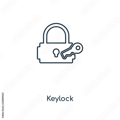 keylock icon vector