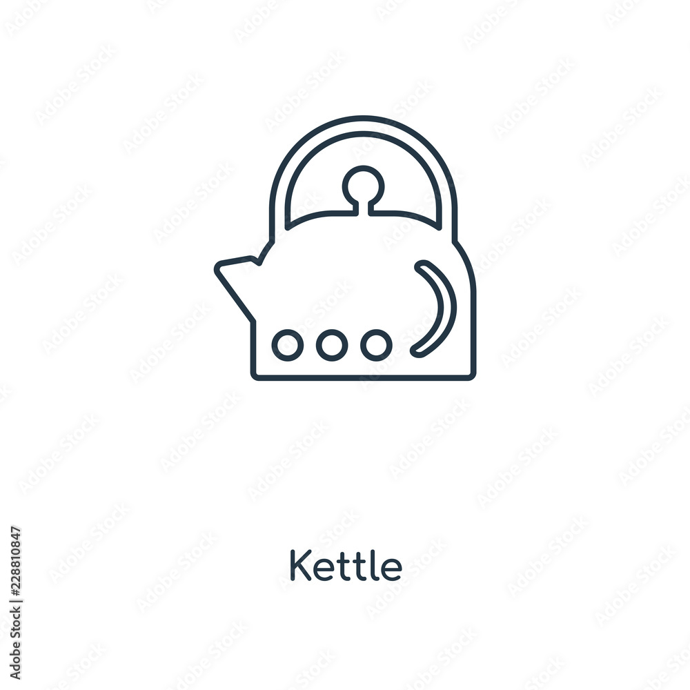 Obraz premium kettle icon vector