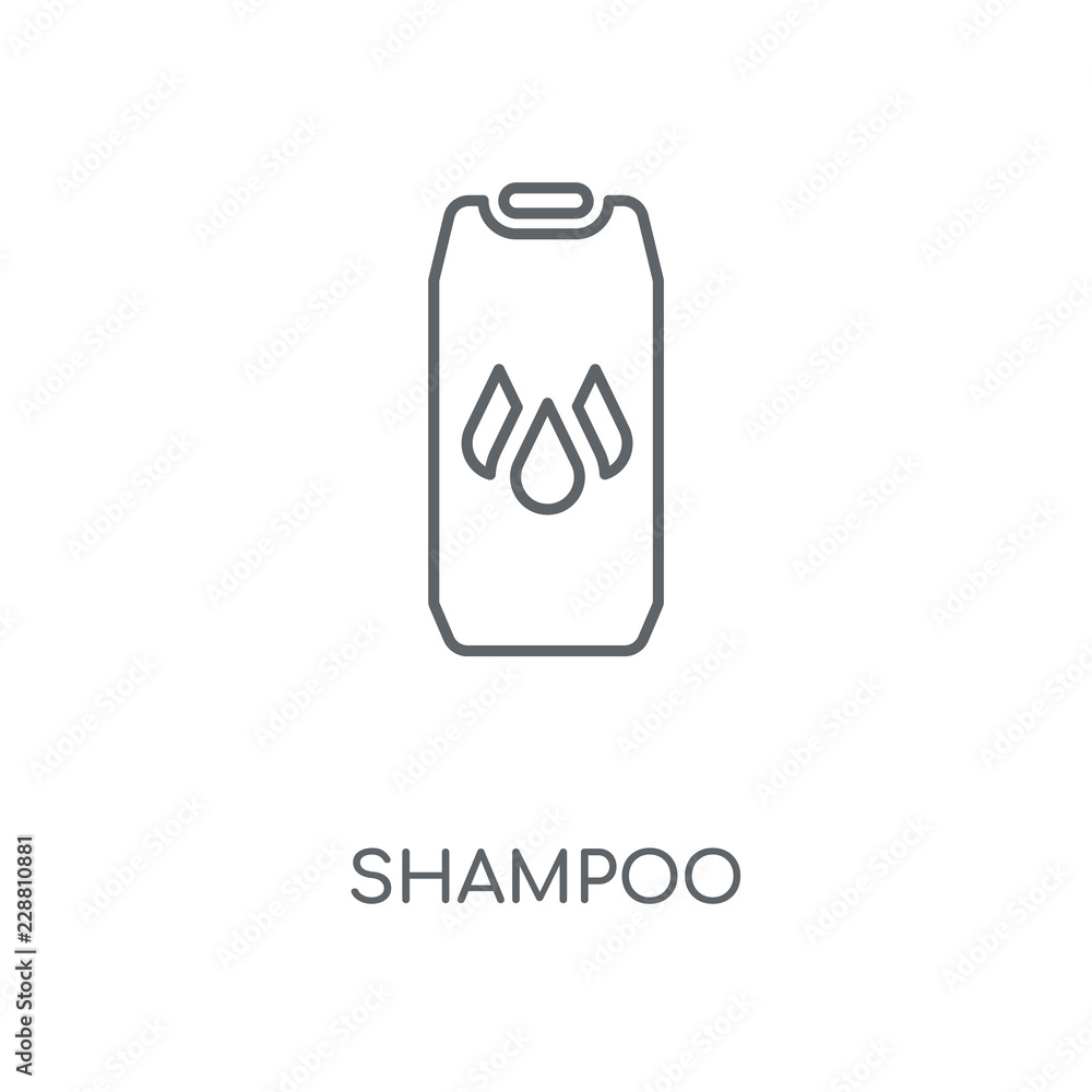 Fototapeta premium shampoo icon