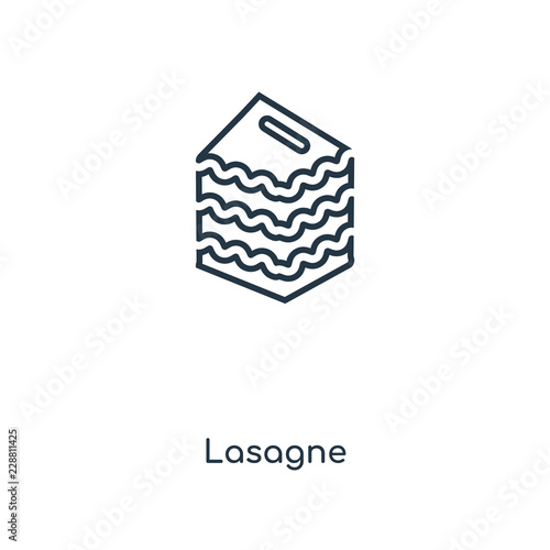 lasagne icon vector