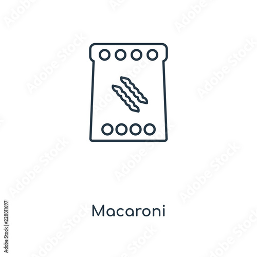 macaroni icon vector