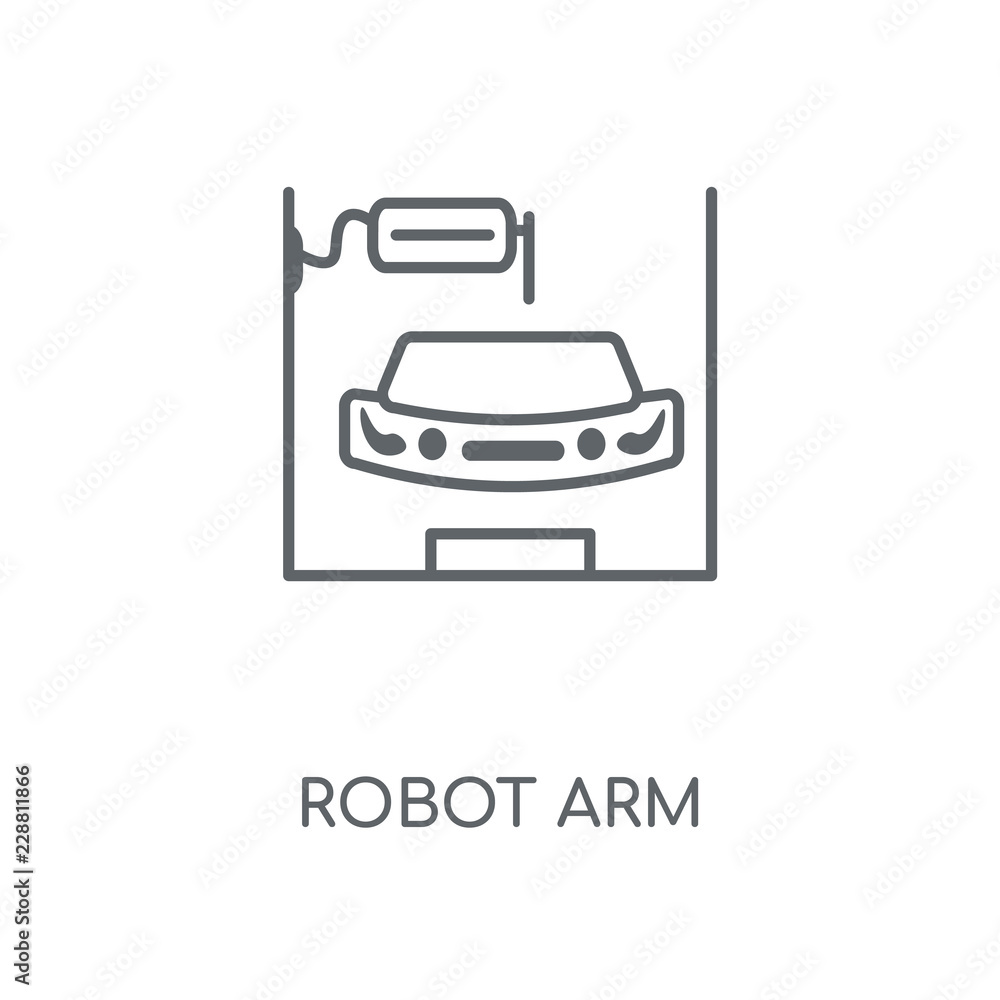 robot arm icon robot arm icon