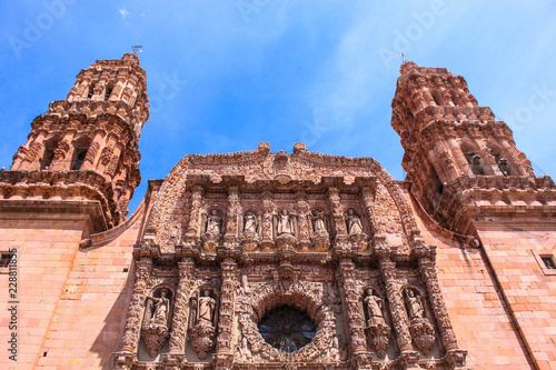 Catedral Zacatecas, México. Pueblo Mágico