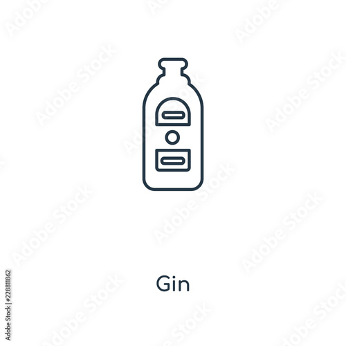 gin icon vector
