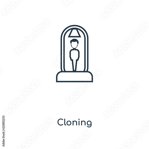 cloning icon vector