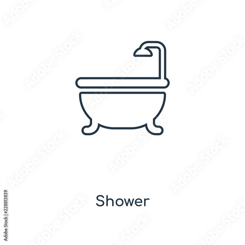 shower icon vector