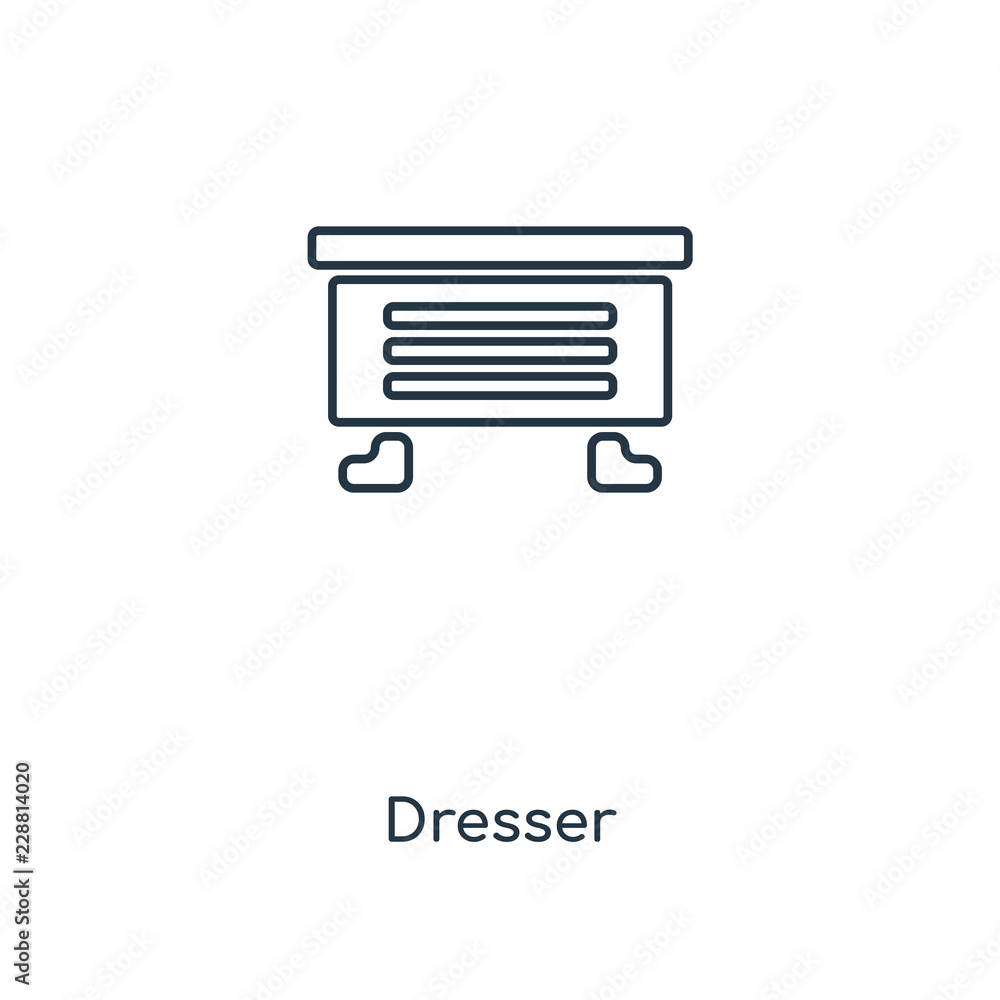dresser icon vector dresser icon vector