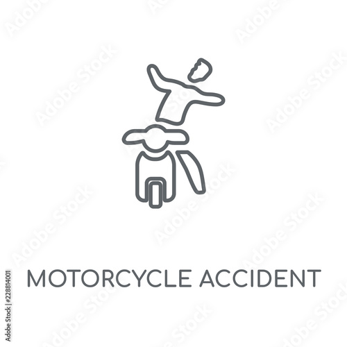 motorcycle accident icon