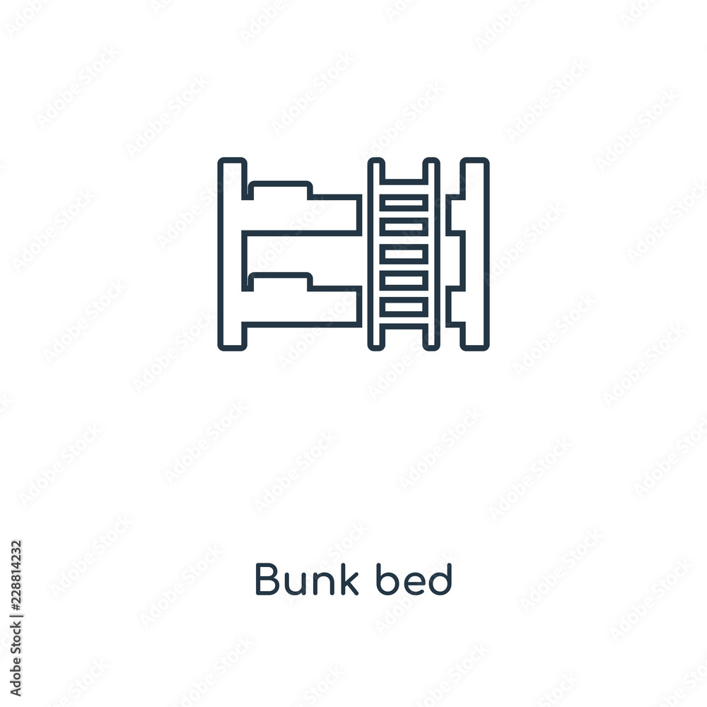 bunk bed icon vector bunk bed icon vector