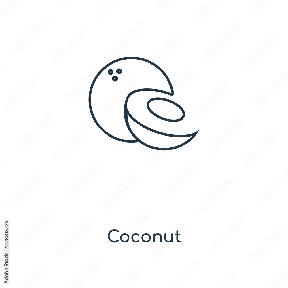coconut icon vector coconut icon vector