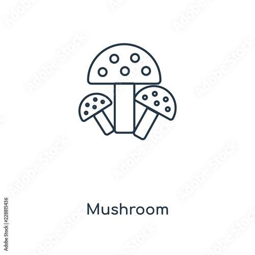 mushroom icon vector
