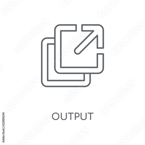 output icon