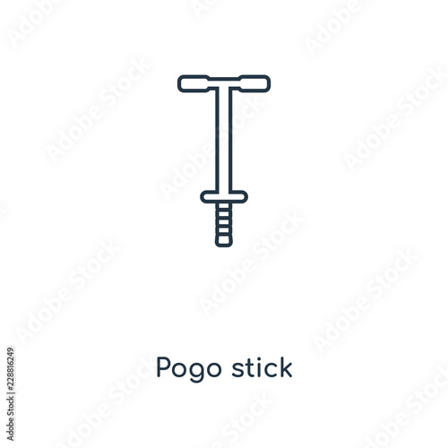 pogo stick icon vector