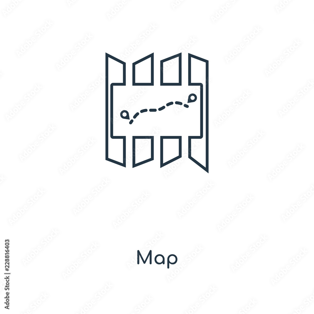 map icon vector map icon vector