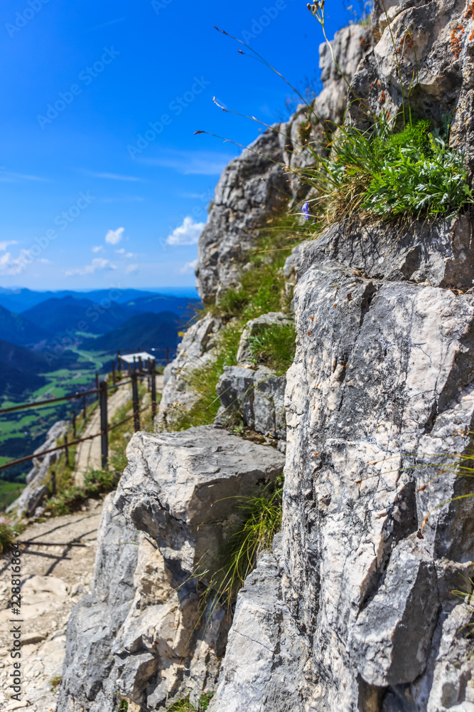 Beautiful alpine view at the Wendelstein - Bavaria - Germany