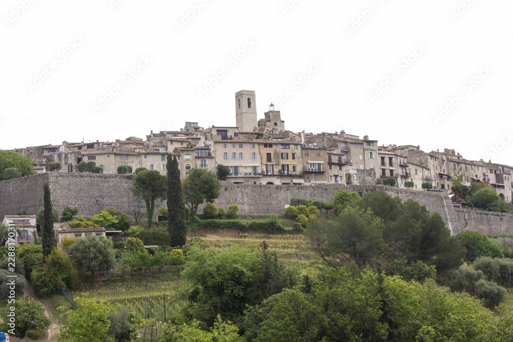 Overview of the small rural village of Saint Paul de Dence, in the South of France