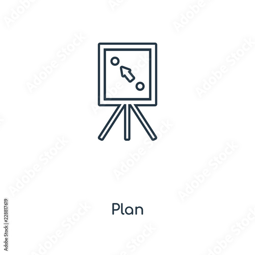 plan icon vector
