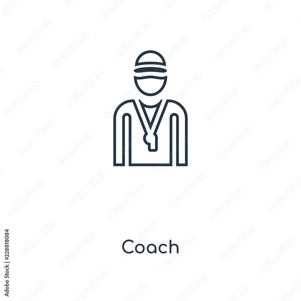 coach icon vector