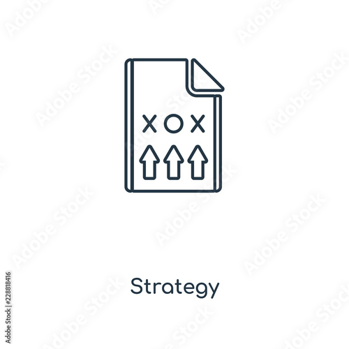 strategy icon vector