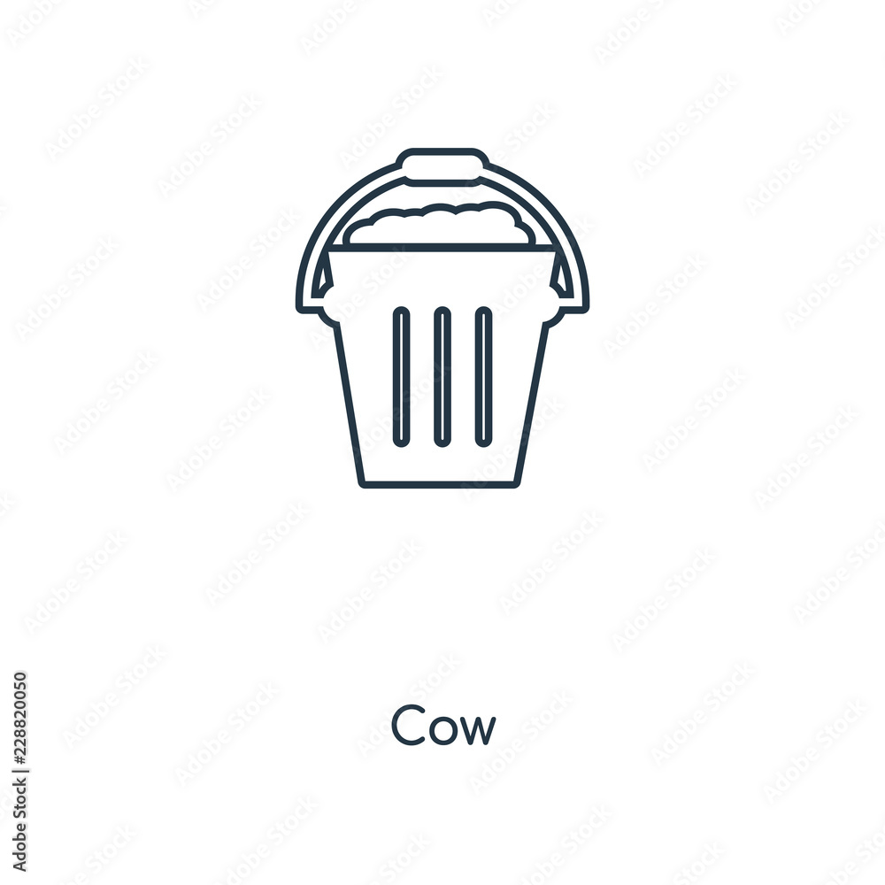 cow icon vector cow icon vector
